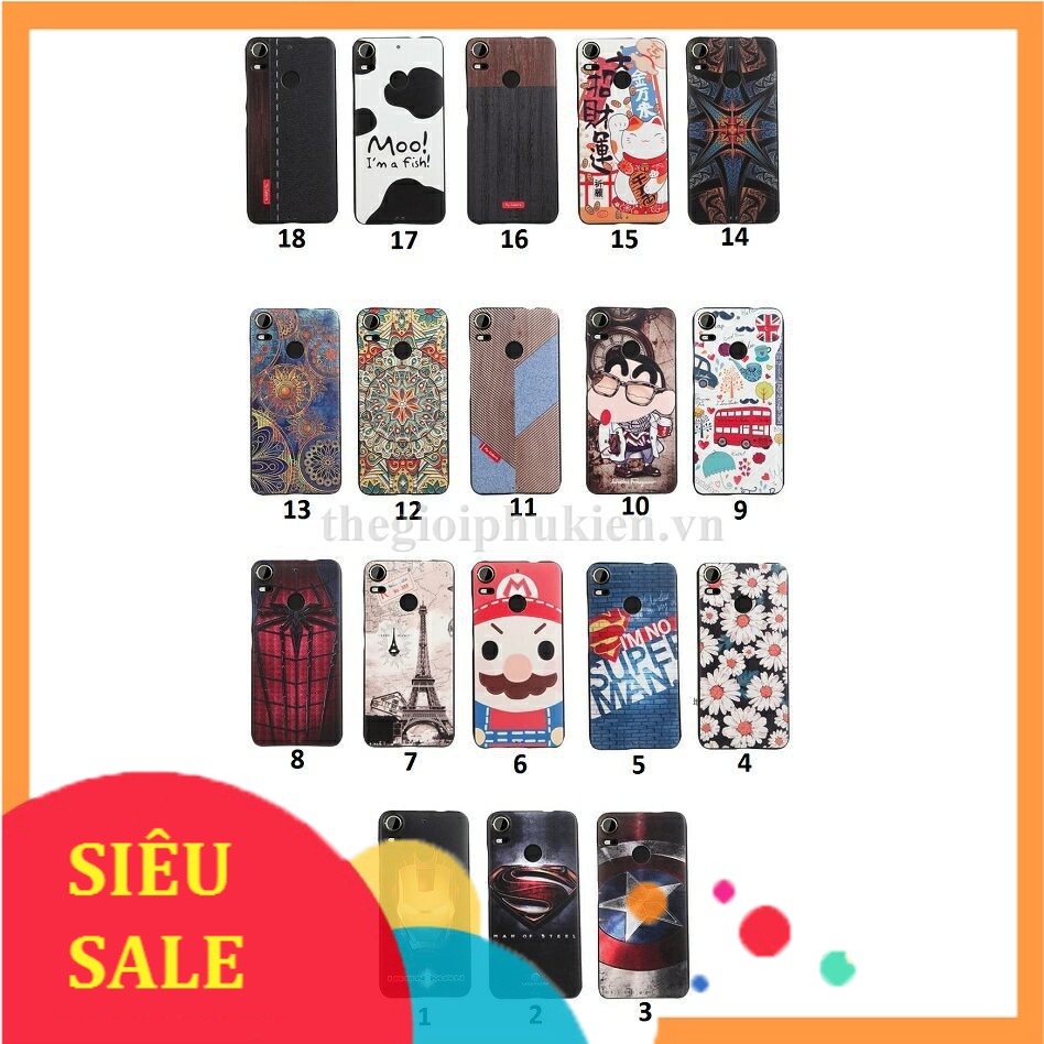 Ốp lưng hình sần in 3D chính hãng My Colors cho HTC Desire 10.