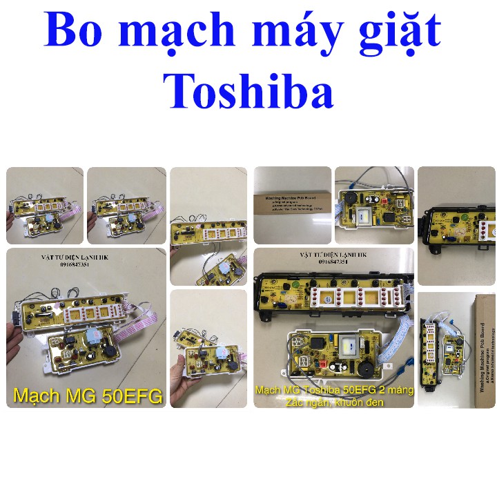 [Hàng mới] Bo mạch máy giặt TOSHIBA 50EFG AEW-8460S Broad MG