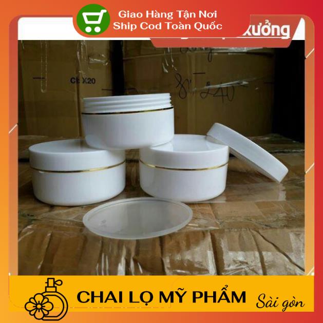 Hủ Đựng Kem ❤ SIÊU RẺ ❤ Hũ đựng kem body trắng đục 150g,200g , chai lọ mỹ phẩm , phụ kiện du lịch