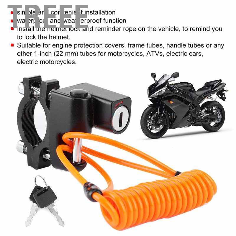 ☆Ready Stock☆Ổ khóa chống trộm cho mũ bảo hiểm tiện dụng