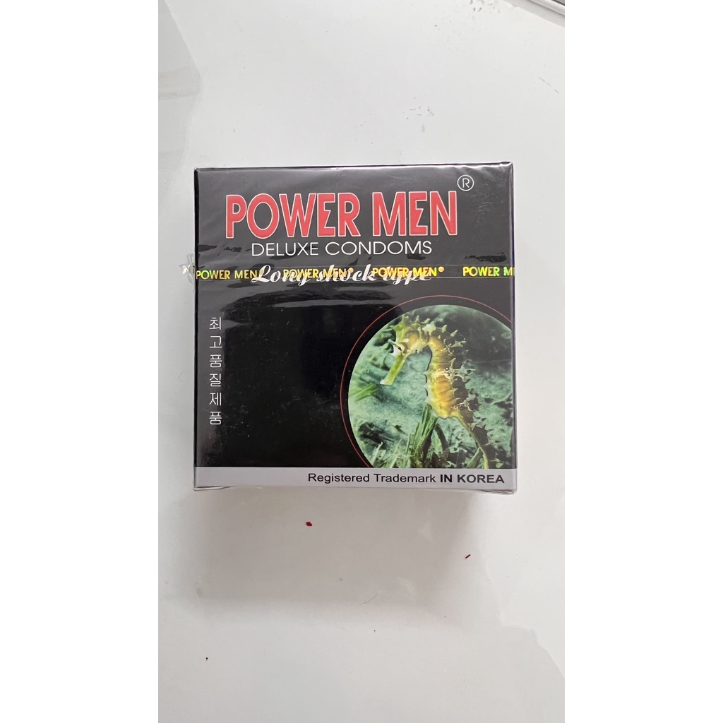 Bao cao su Power men hộp 3 cái,công nghệ hàn quốc siêu mỏng. anthaomoc