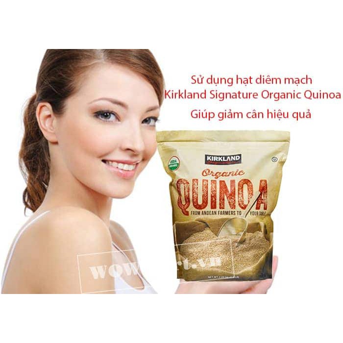 Diêm mạch (quinoa) hữu cơ hiệu Kirkland Organic Quinoa 2.04kg