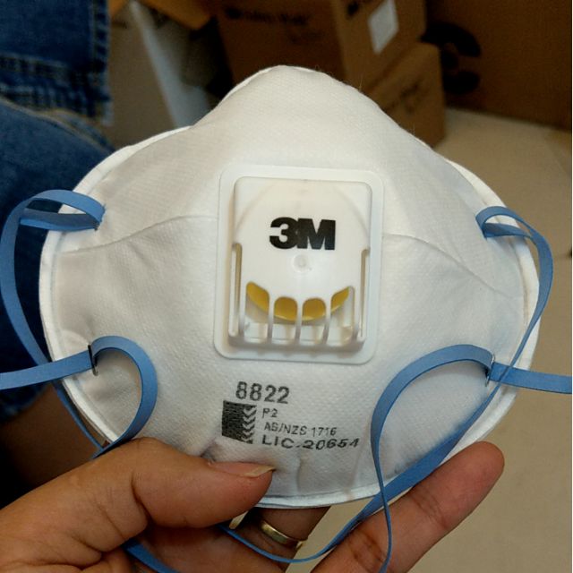 1 Chiếc Khẩu Trang 3M 8822 Lọc bụi siêu mịn chuẩn P2