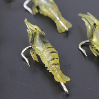 1 Mồi Tôm Giả Câu Cá Mềm 4cm / 1.4g Fishing Lure Soft shrimp