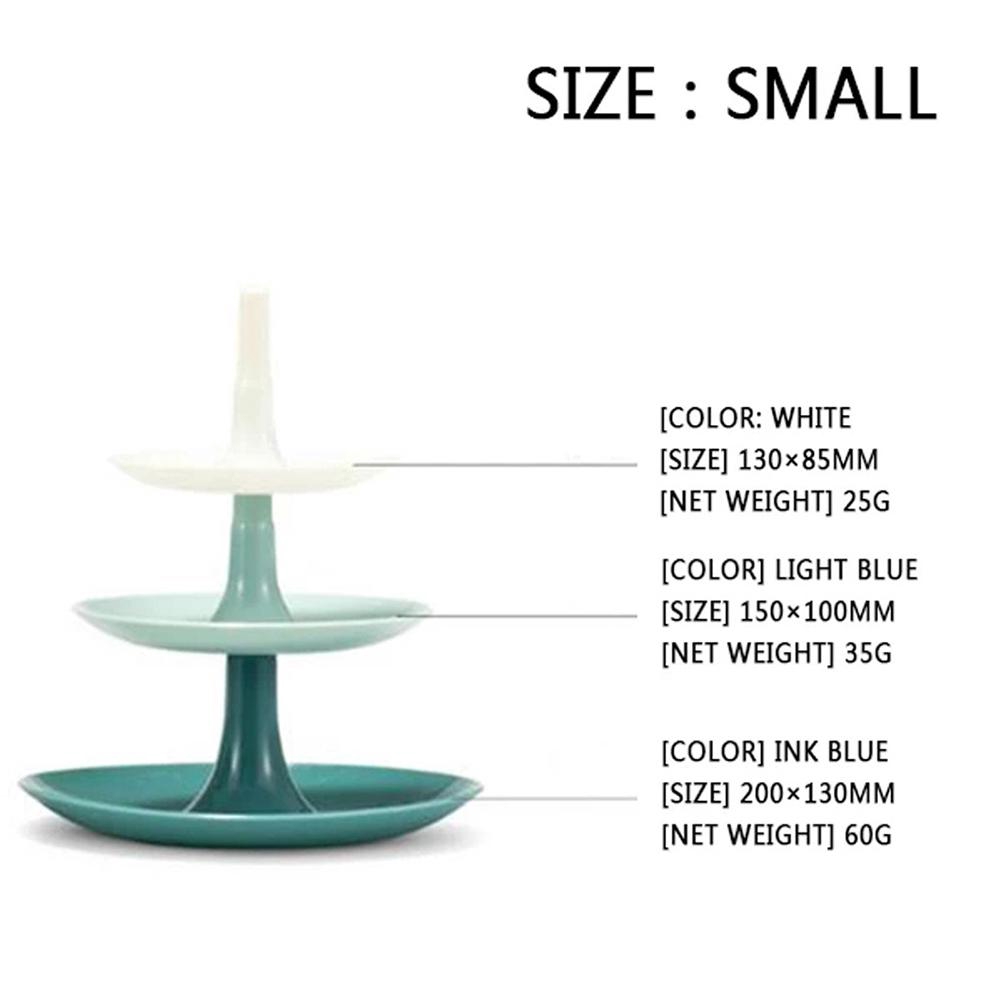 Khay đựng bánh tráng miệng / trái cây có 3 tầng cho bữa tiệc tiện dụng