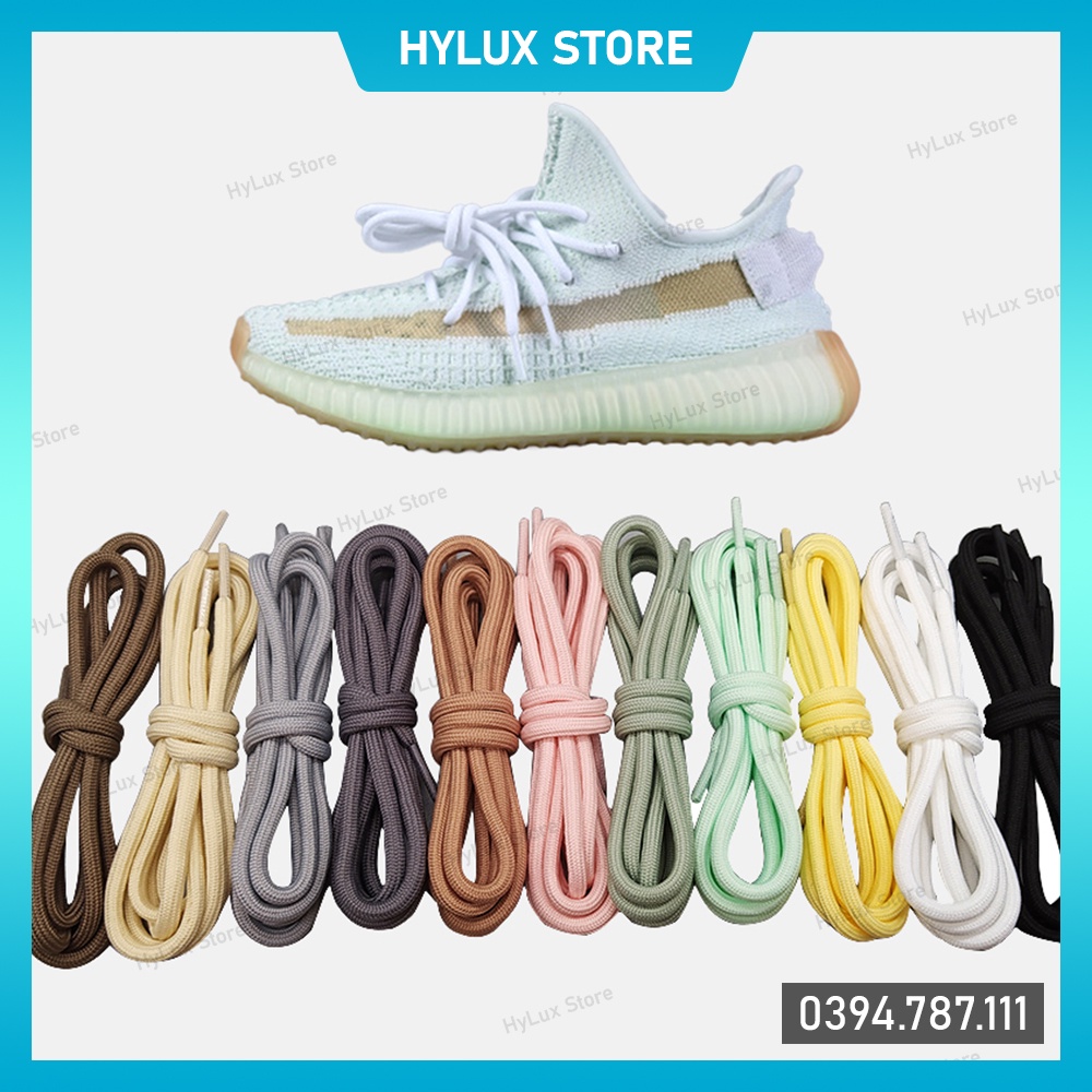Dây giày tròn Yeezy, Mlb bảng 20 màu cao cấp - Dây giày thể thao