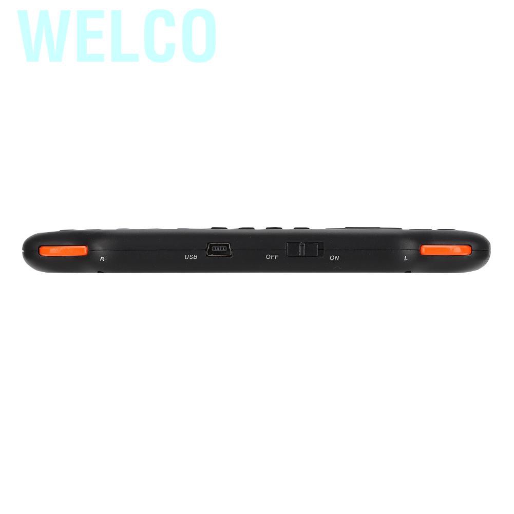 Bàn Phím Welco 2.4ghz Không Dây Tích Hợp Cảm Ứng Cho Windows Pc 83-key Android Tv Pt