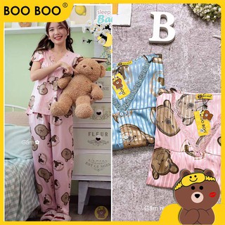 Đồ bộ gấm ren tnqd boo boo mẫu gấu pooh