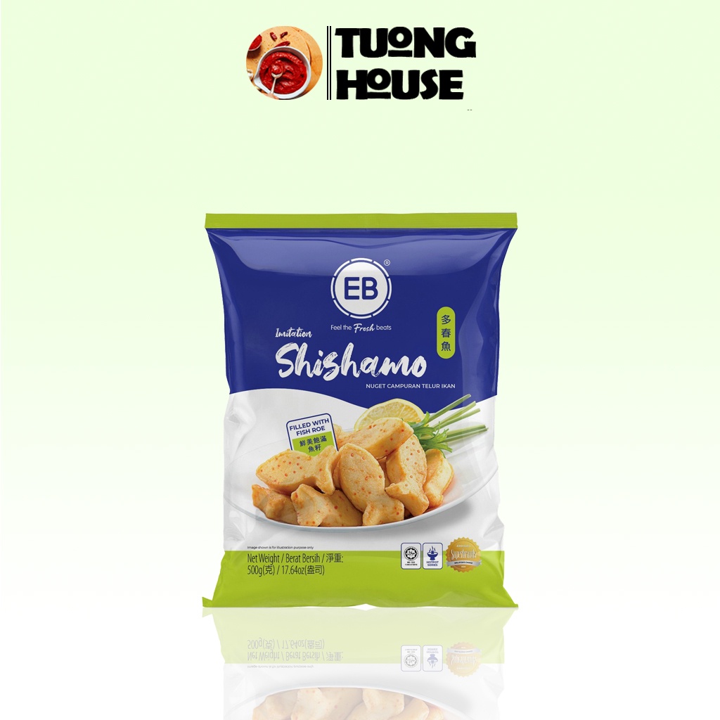 Đậu Hũ Trứng Cá Shishamo EB Malaysia 500g - EB [Hỏa tốc HCM]