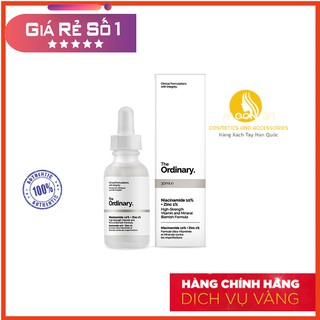 Tinh chất dưỡng trắng mờ thâm mụn The Ordinary. Niacinamide 10% + Zinc 1% Serum Auth Hàn Quốc
