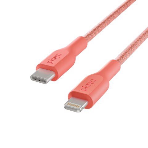 Cáp sạc nhanh Lightning to USB-C Belkin Playa vỏ dù, 1m & 2m -  Hàng Chính Hãng - Bảo Hành 2 Năm