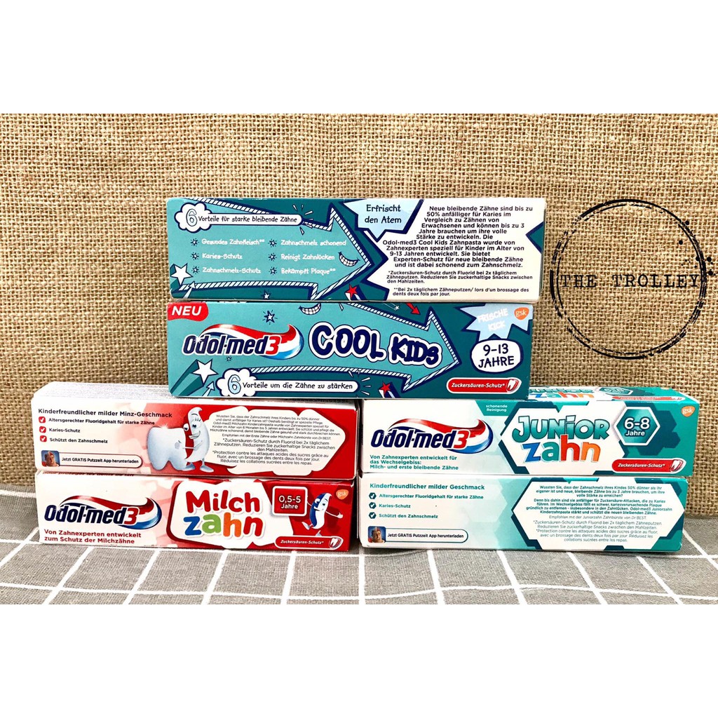 Kem đánh răng trẻ em Odol-med3