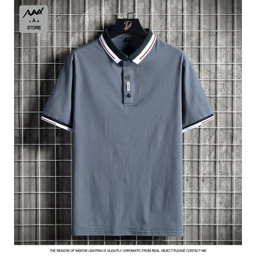 Áo POLO nam AAA - áo thun tay lỡ cotton, phong cách Quý ông thời trang, lịch lãm | BigBuy360 - bigbuy360.vn