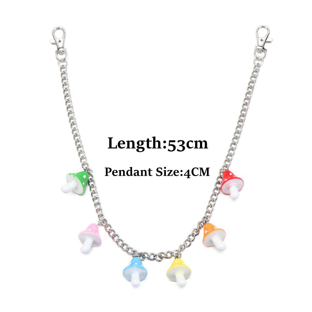 Dây Xích Nhựa Resin Màu Sắc Kẹo Ngọt Phong Cách Harajuku Cổ Điển