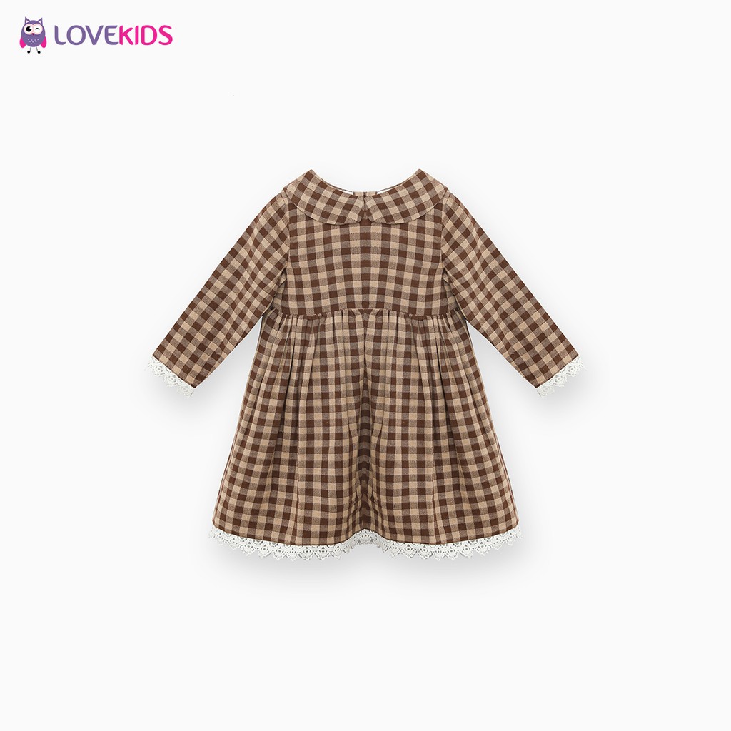 Váy tiểu thư vintage viền ren - Lovekids