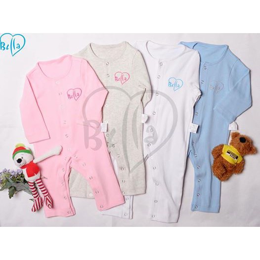 Bộ body dài thêu logo Bella