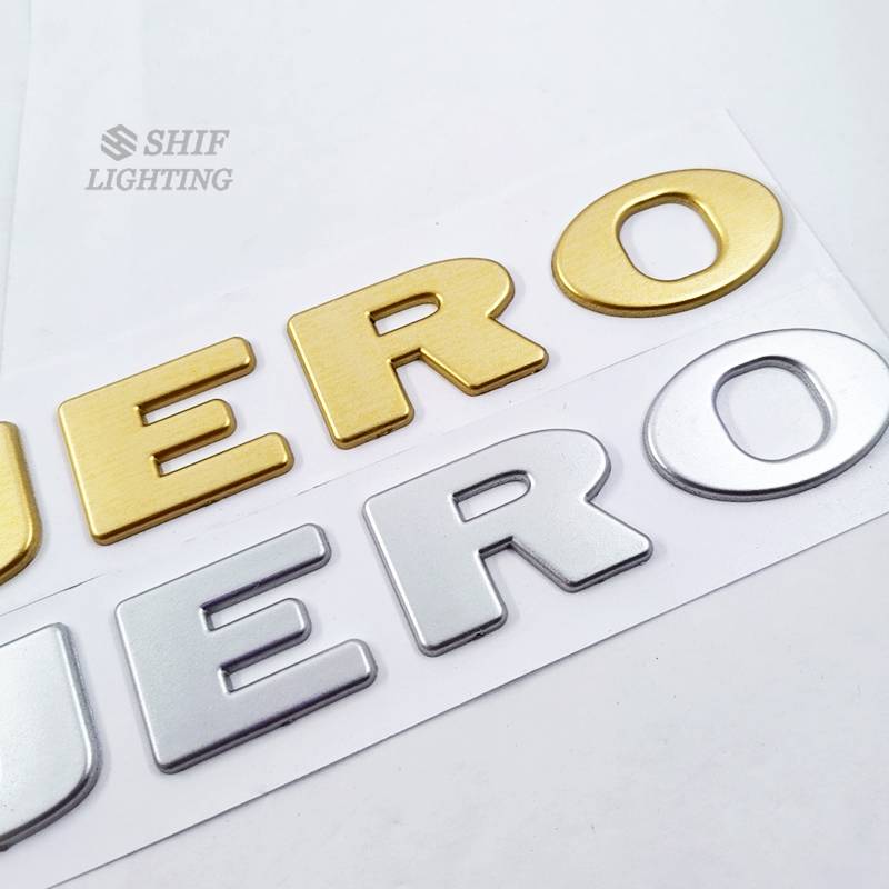 Hình dán chữ Pajero Sport trang trí xe hơi độc đáo