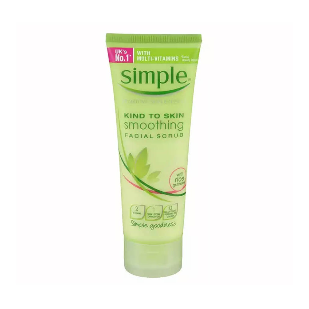 Tẩy Da Chết Simple Smoothing Facial Scrub – 75ml