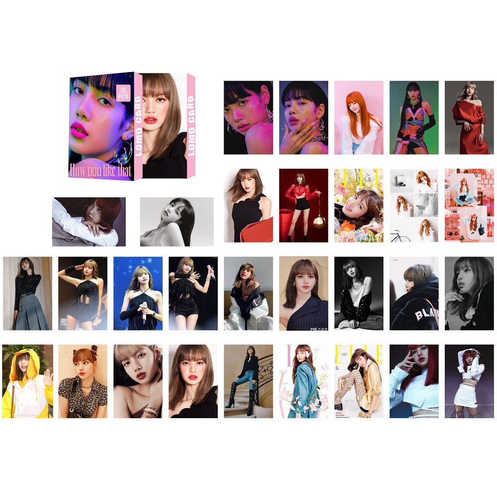 Hộp Lomo card Lisa Blackpink thẻ ảnh Lisa