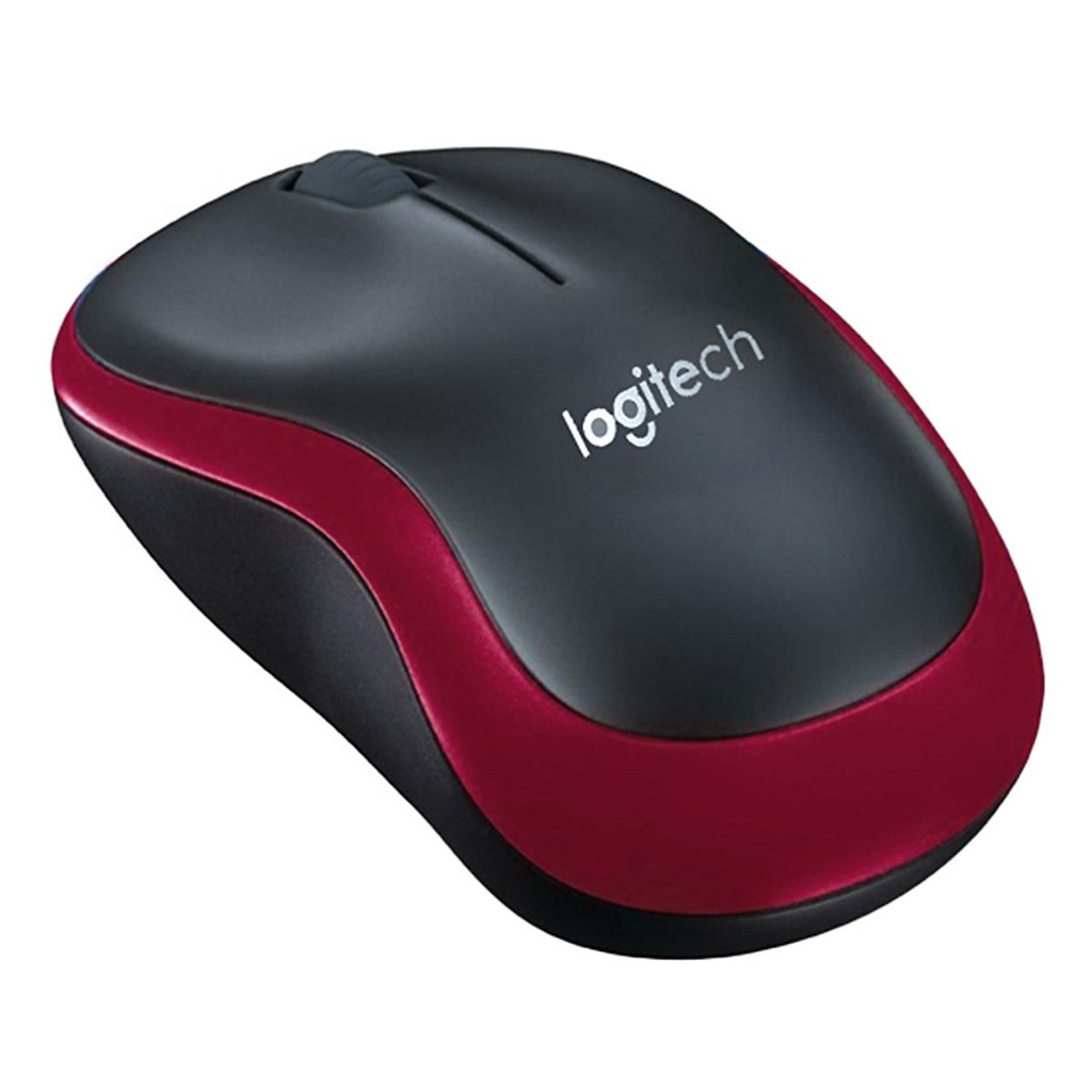 Chuột Logitech-Chuột không dây Logitech M185 tiết kiệm pin nhấn êm DGW phân phối