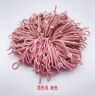 (Handmade) Dây Buộc Tóc Có Đế Silicon Đính Hoạ Tiết