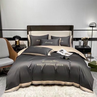 Bộ chăn ga gối cao cấp lụa dream city home nhập khẩu miều bedding