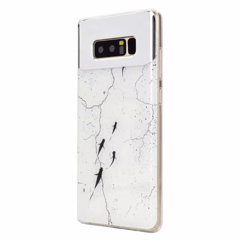 Ốp điện thoại đá cẩm thạch kèm gương dây đeo cho Samsung Galaxy Note 10 pro J7 prime J730 J7 2018 S9 S10 plus S10E 5G