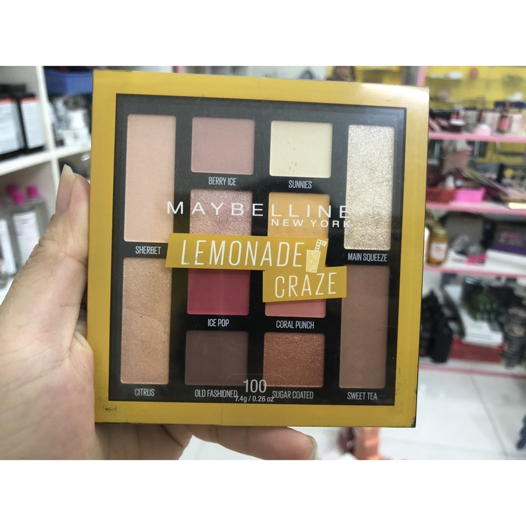 Bảng phấn mắt Maybelline Lemonade Craze Eyeshadow Palette