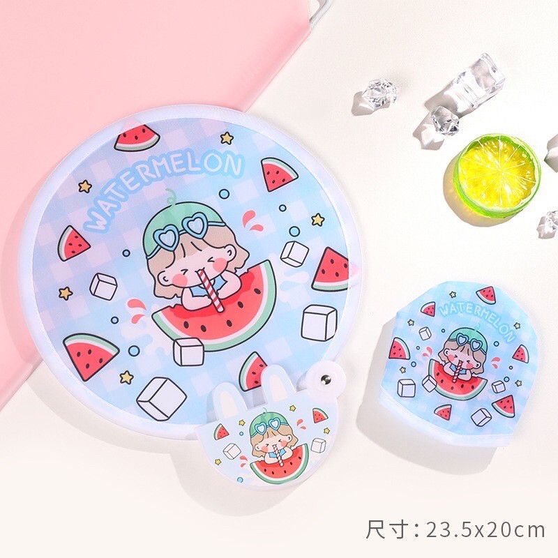 🌿 Quạt tròn cầm tay có thể gấp gọn 🌿 | BigBuy360 - bigbuy360.vn