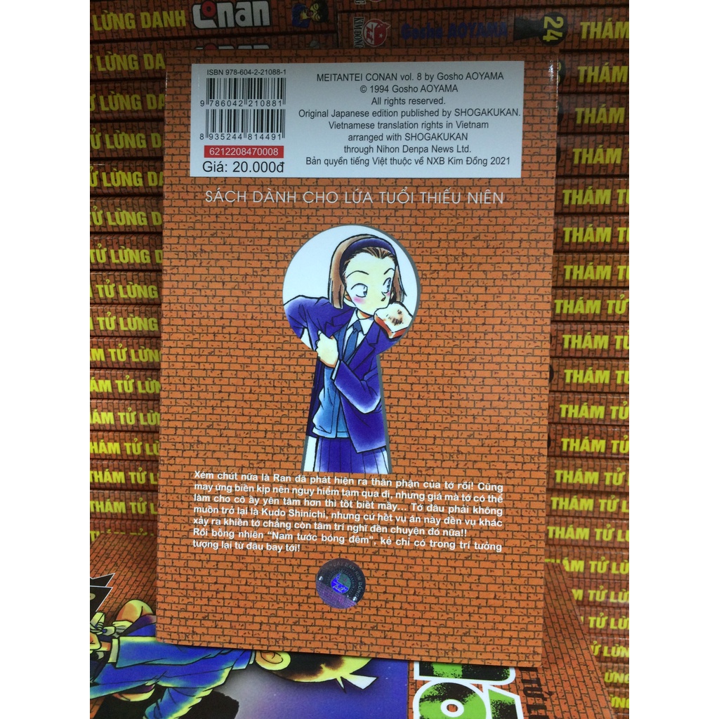 Sách - Thám tử lừng danh Conan - Tập 8