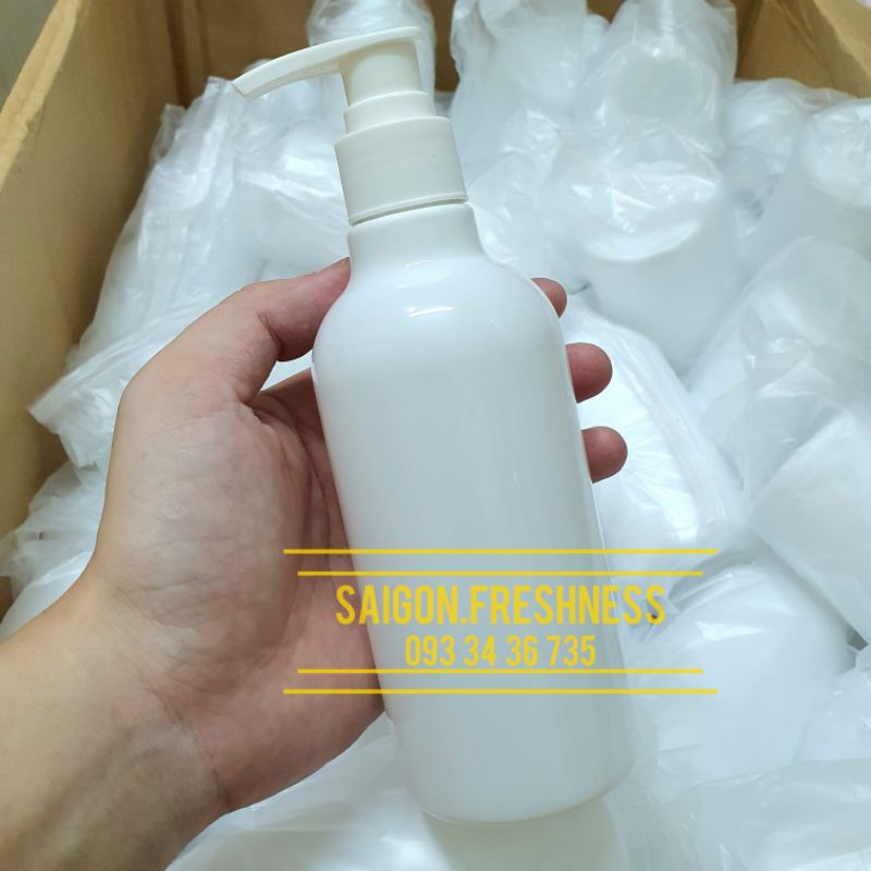 Chai nhựa vòi nhấn 300ml dầu gội, sữa tắm, sữa dưỡng thể sang trọng, dùng đựng dung dịch