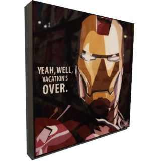 Tranh treo tường phim MARVEL Iron Man, kèm khung gỗ, Tranh Canvas decor phòng ngủ, phòng làm việc