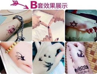 COMBO 30 HÌNH XÂM TATOO CÁ TÍNH