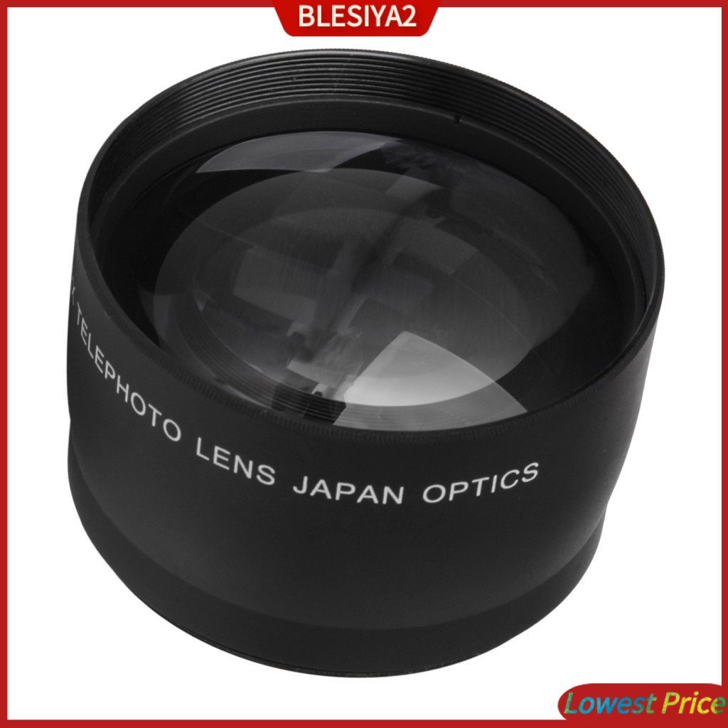 Ống Kính Telephoto 52mm 2X Cho Máy Ảnh Canon Nikon Sony Pentax DSLR
