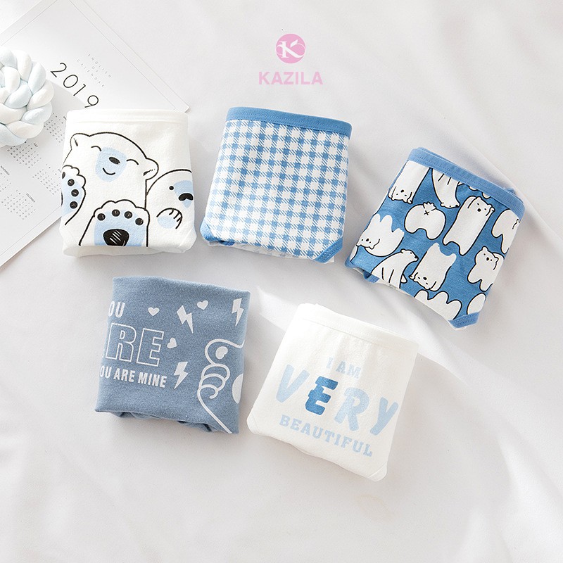 Quần lót Teen nữ dễ thương hình Gấu, Quần lót nữ cotton cao cấp kháng khuẩn Kazila QLT3 | BigBuy360 - bigbuy360.vn