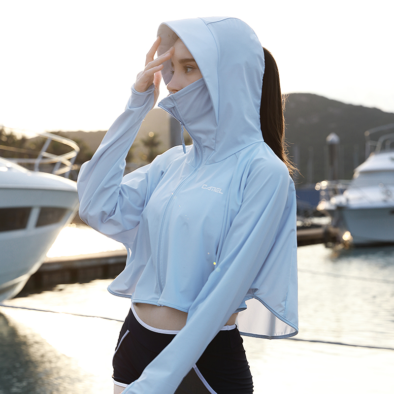 Áo khoác CAMEL chống nắng chống tia UV phong cách thể thao thời trang cho nữ
