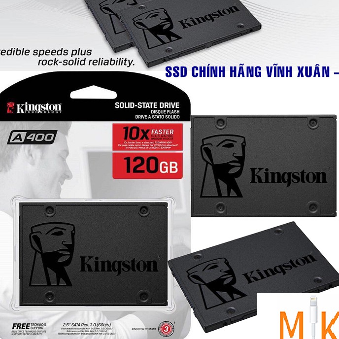 (Tem SPC) Ổ cứng SSD Kingston A400 120GB SATA 3