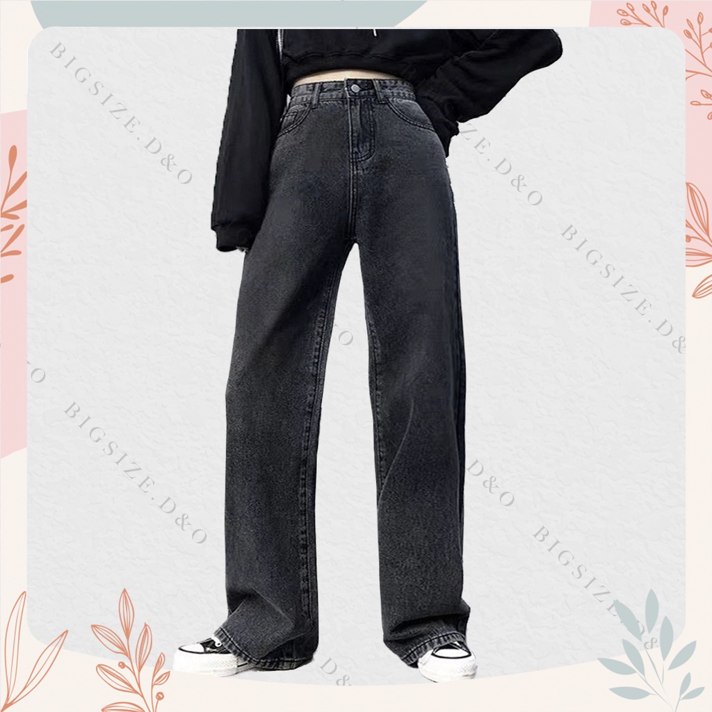 [Bigsize 55-84kg] Quần Suông Dài Ống Rộng, Xám Trơn 3254 Siêu Đẹp, Lưng Siêu Cao, Không Giãn