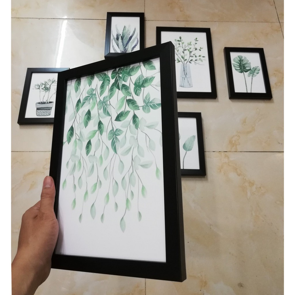 BỘ 6 TRANH TREO TƯỜNG SCADINAVIAN ĐÃ CÓ KHUNG