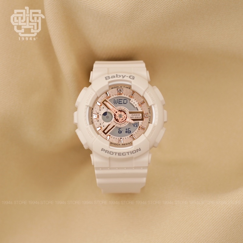 Đồng hồ nữ Casio BABY-G BA-110XCP-4A chống va đập, hàng chính hãng
