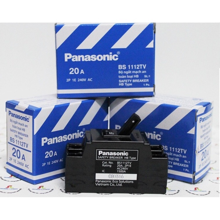 CB cóc (cầu dao tự động) Panasonic 10A-40A