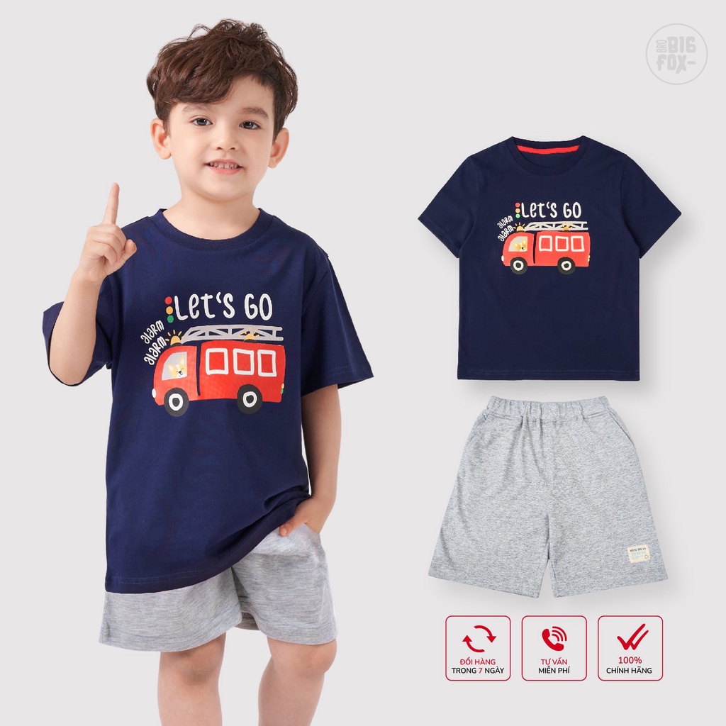 Bộ quần áo cộc tay cho bé trai bé gái  bộ đồ ngắn tay trẻ em size 3,4,5,6,7,8 tuổi