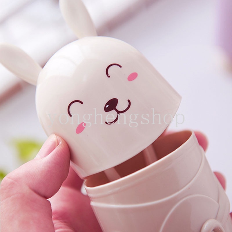 Hộp Đựng Bàn Chải Đánh Răng Hình Thỏ Dễ Thương
