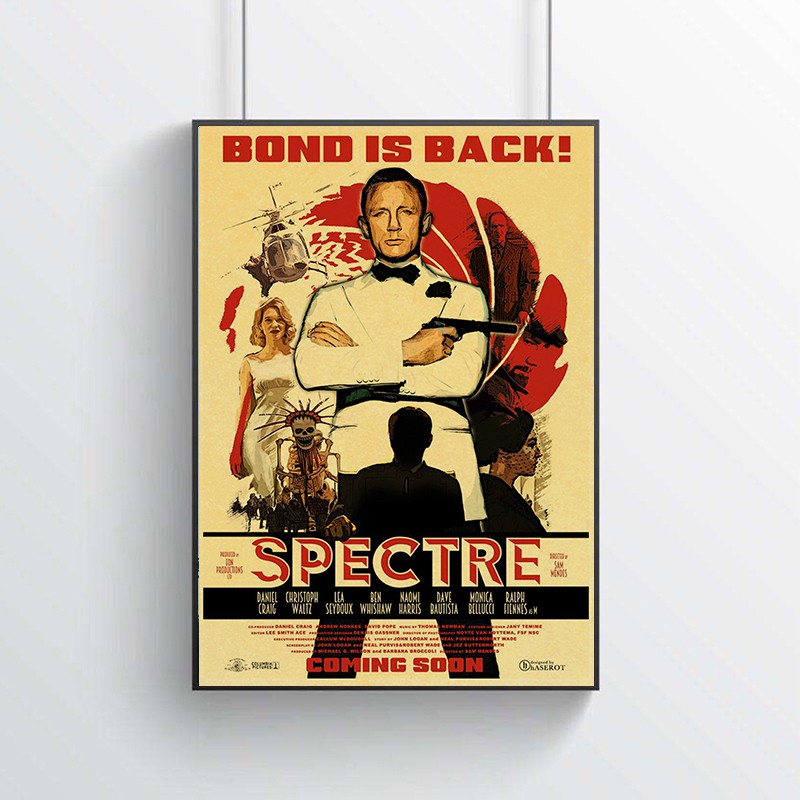 Poster Hình Cầu Thủ Bóng Rổ James Bond 007