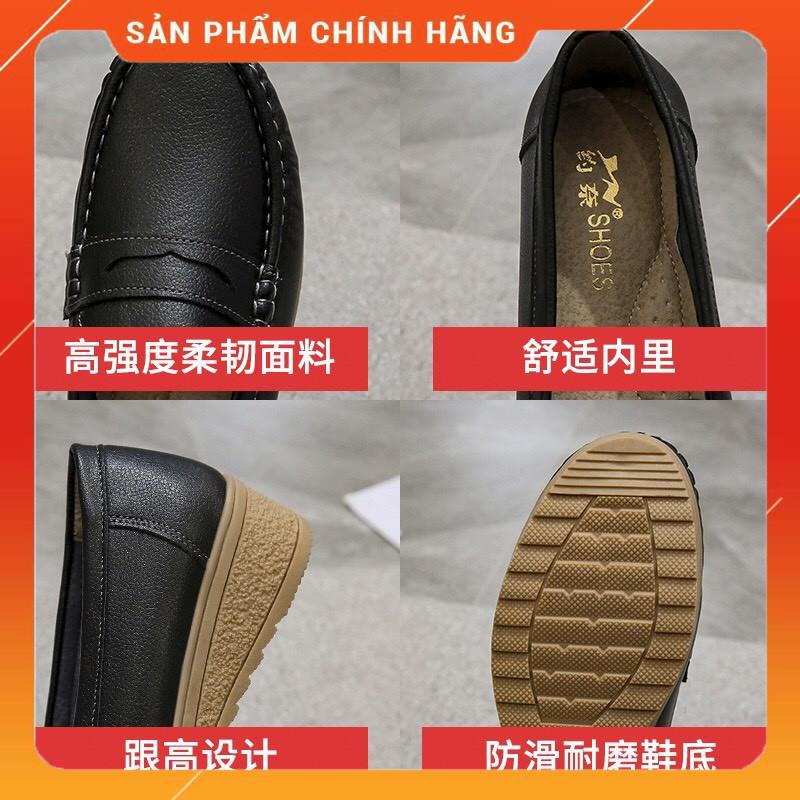 Giày nữ Moca, giày công sở ⚡️TẶNG TẤT GIẤY ⚡️ giày da mềm sang trọng, da cao cấp