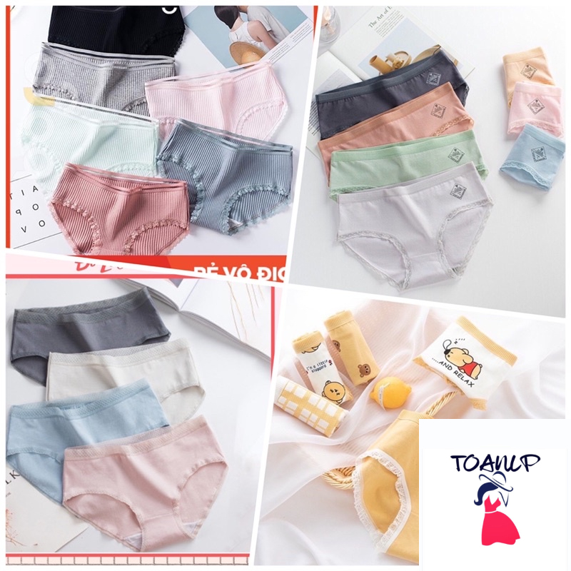 set 5 quần lót nữ siêu dễ thương