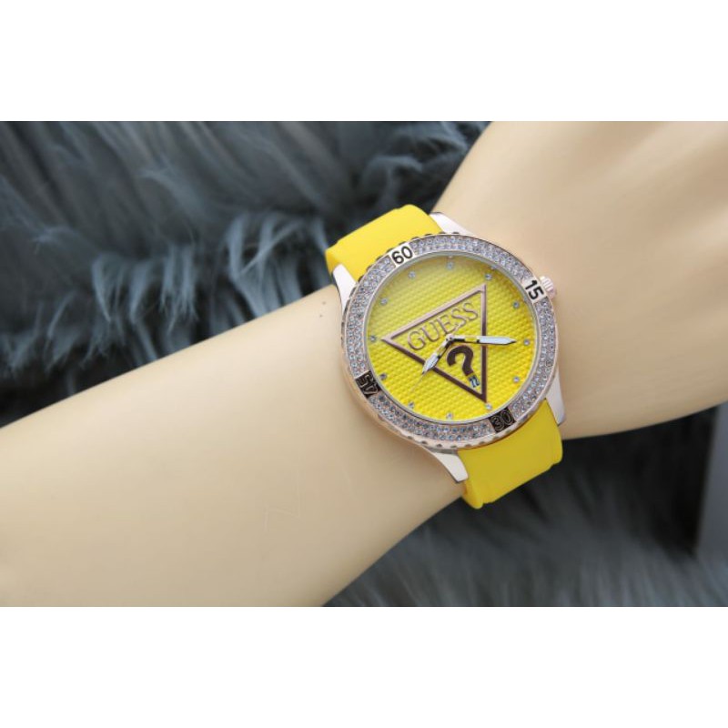 Đồng Hồ Quartz Dây Đeo Cao Su Thời Trang Cho Nữ AJ_WATCH17