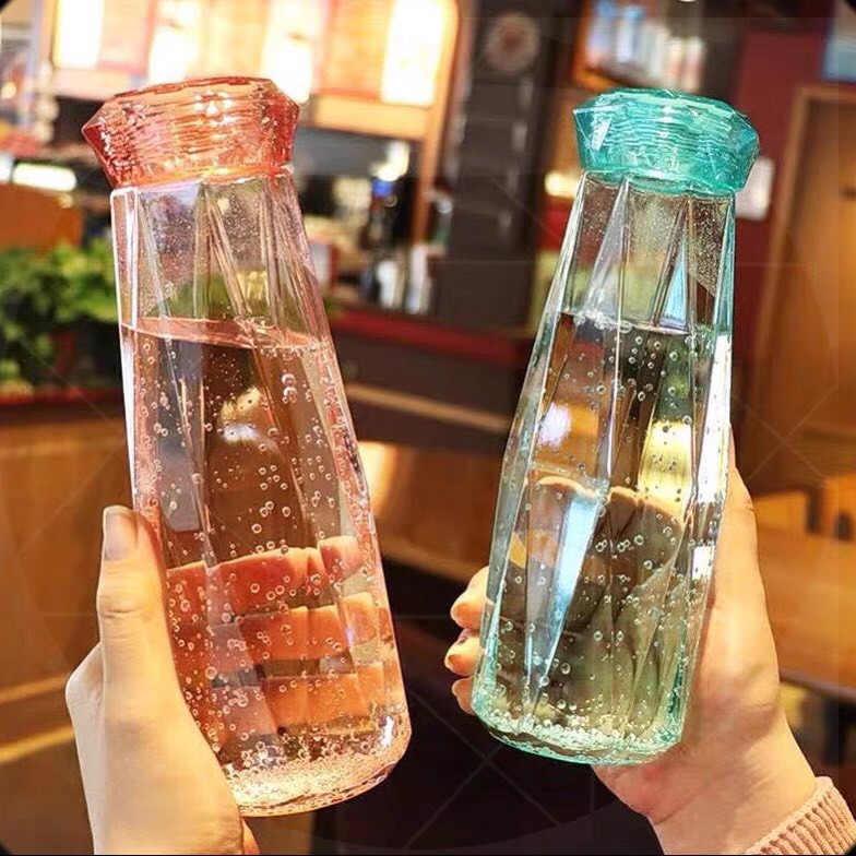 Bình Đựng Nước Thủy Tinh Pha Lê Dáng Kim Cương | BigBuy360 - bigbuy360.vn