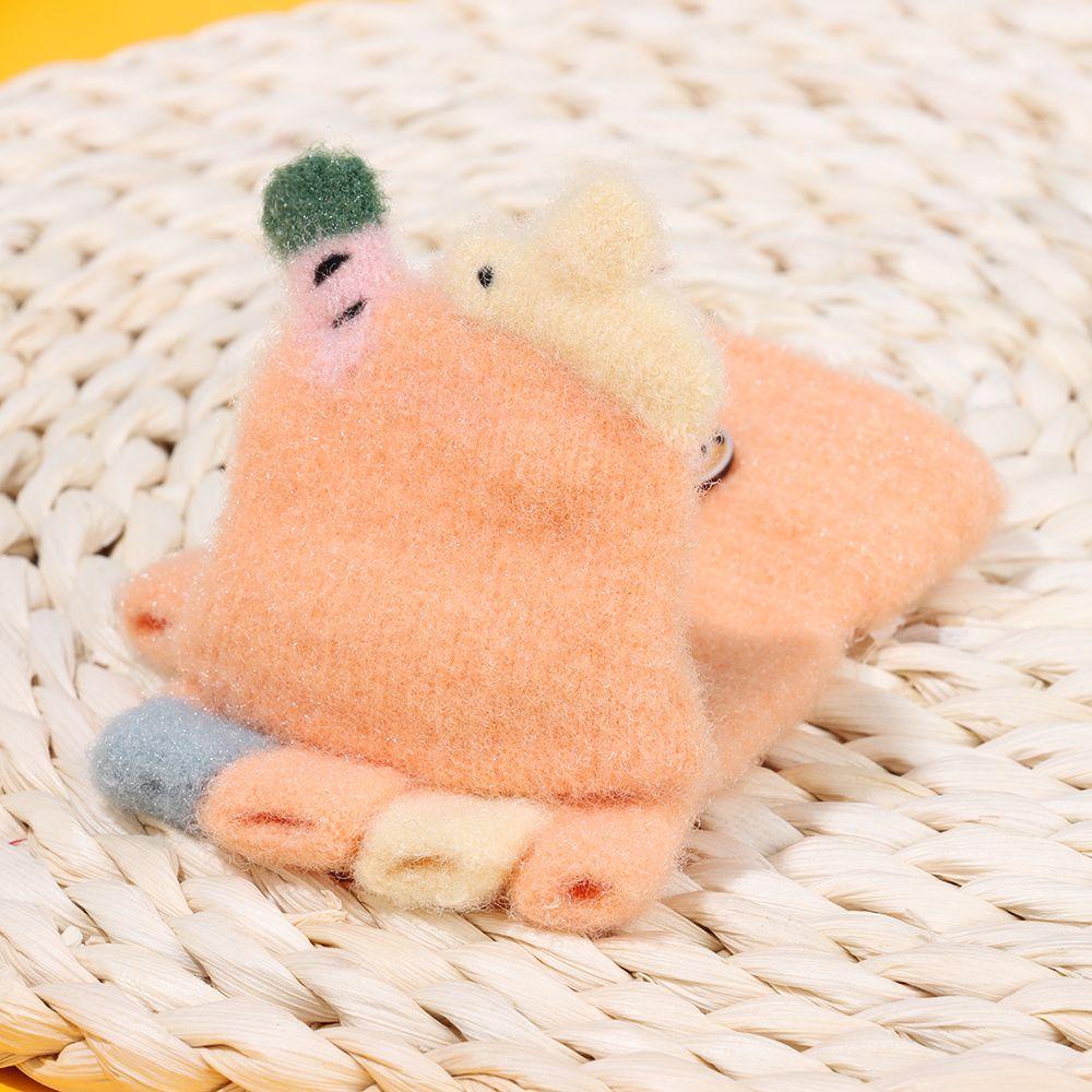 Găng Tay Nửa Ngón Hình Thú Dễ Thương Dày Dặn Ấm Áp MIHAN1