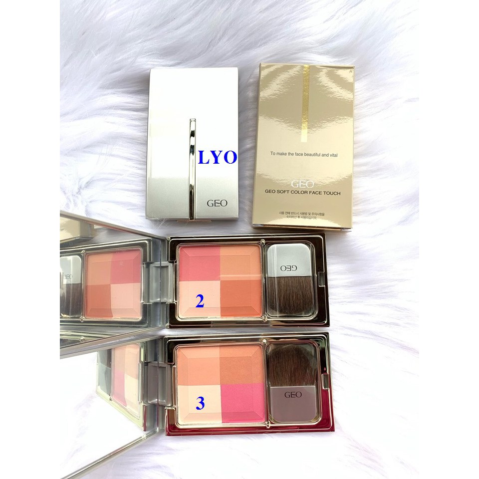 Phấn má Geo soft color face touch 20g